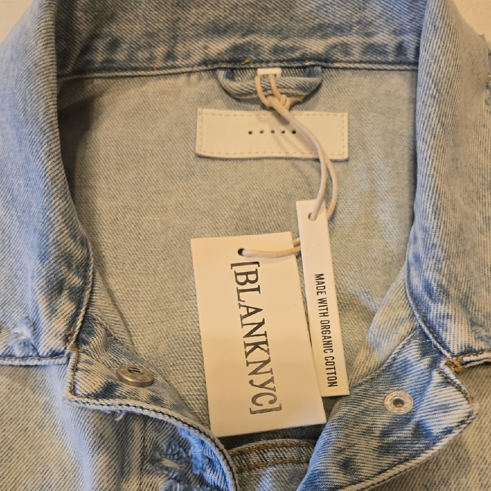 Blank NYC Light Blue Jean Jacket - Picture 2 of 6
